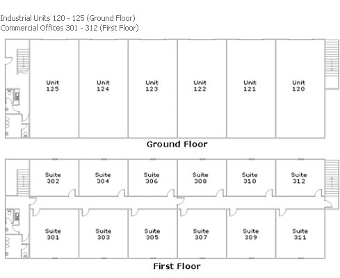 Industrial Units 120 to 125 and Commercial Offices 301 to 312