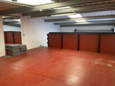 1300 sq. ft. High Industrial Unit (with Mezzanine Floor)