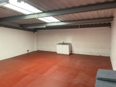 1300 sq. ft. High Industrial Unit (with Mezzanine Floor)