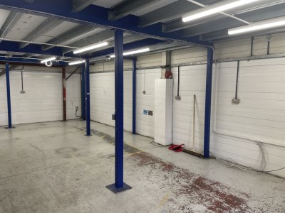 1500 sq. ft. High Industrial Unit (with Mezzanine Floor, complete with Air Con.)