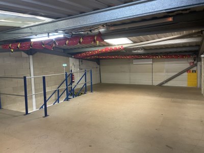 1500 sq. ft. High Industrial Unit (with Mezzanine Floor, complete with Air Con.)